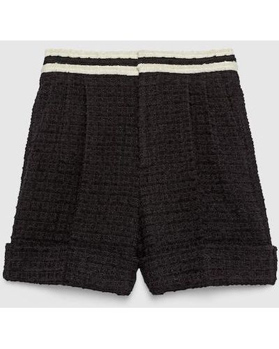 Gucci Tweed Shorts - Black