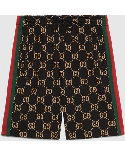 Gucci GGジャカード バミューダショーツ - ブラック