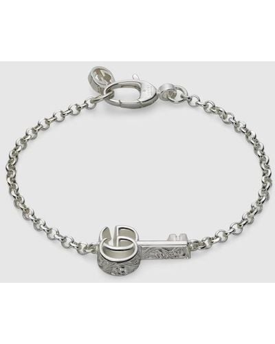 Gucci GG Marmont Key Charm Bracelet - Metallic