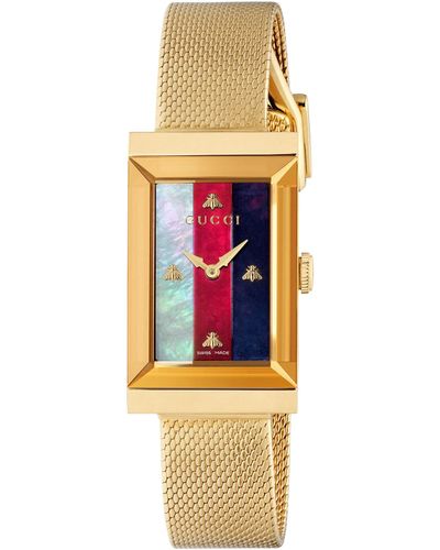 Gucci G-frame Watch - Metallic