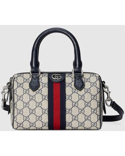Gucci Ophidia GG Mini Top Handle Bag - Black