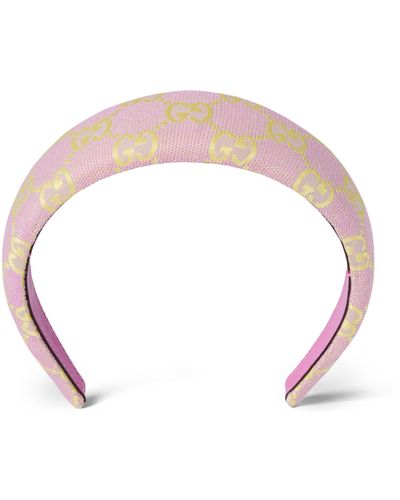 Gucci GG Canvas Hairband - Pink