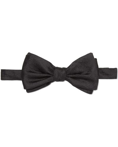 Gucci Silk Bow Tie - Black