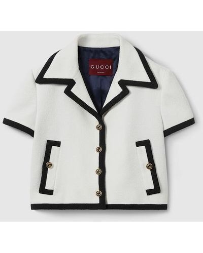 Gucci Cotton Tweed Jacket - Black