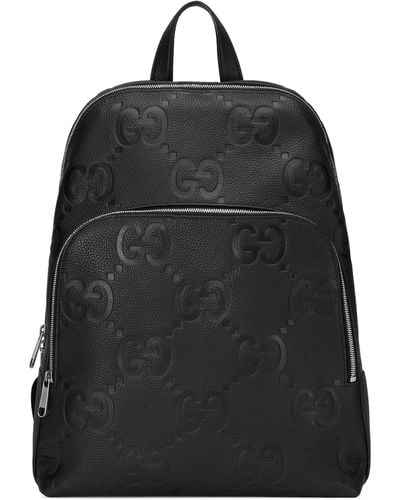 Gucci Large Jumbo GG Backpack - Black
