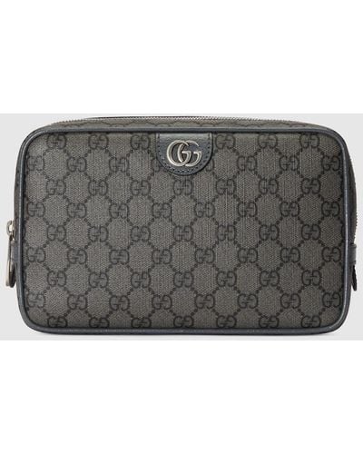 Gucci Ophidia GG Toiletry Case - Metallic