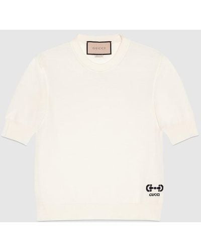 Gucci Extra Fine Wool Top - White