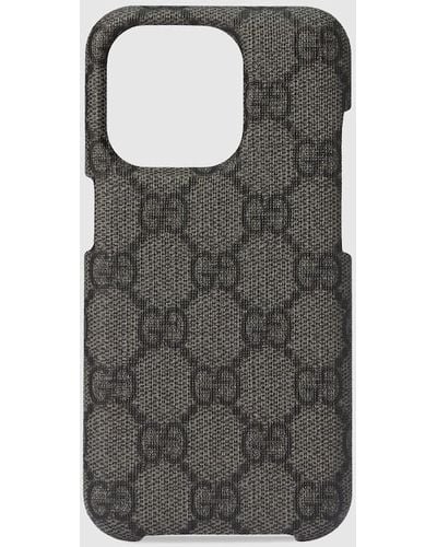 Gucci Ophidia GG Iphone 15 Pro Case - Gray