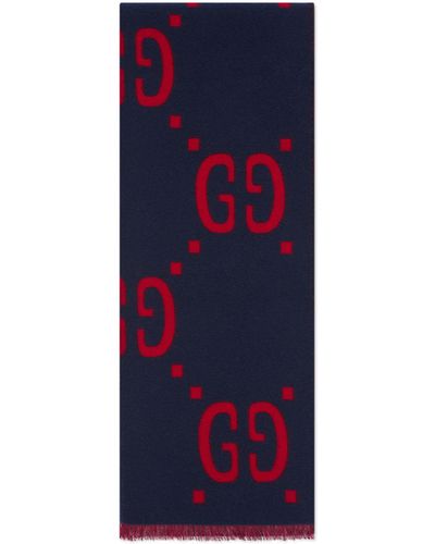Gucci Gg Jaquard Scarf - Multicolour