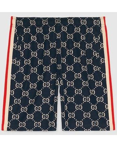 Gucci GG Jacquard Shorts - Blue