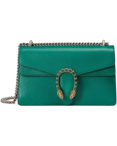 Gucci Dionysus Leather Shoulder Bag - Green