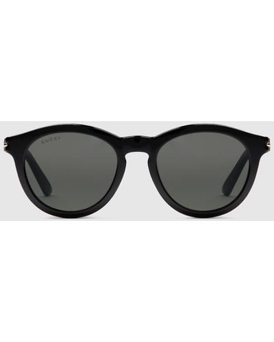 Gucci Round-frame Sunglasses - Black