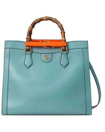 Gucci Diana Medium Tote Bag - Blue