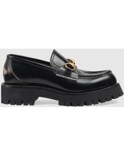 Gucci Horsebit Leather Loafer - Black