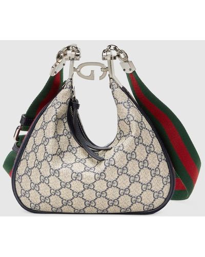 Gucci Attache Small Shoulder Bag - Gray