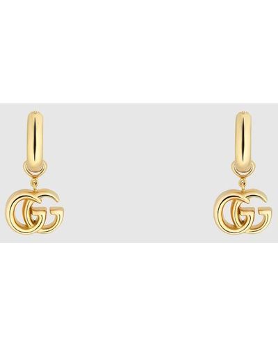 Gucci GG Running 18ct Yellow Gold Stud Earrings | 0124255 | Beaverbrooks  the Jewellers