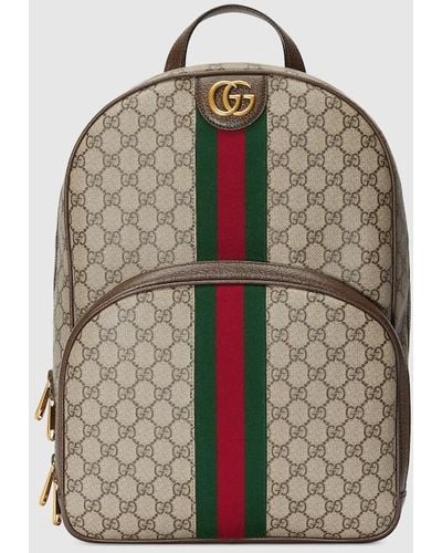 Gucci Ophidia GG Backpack - Brown