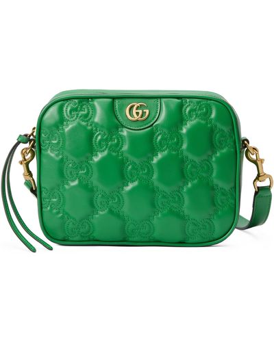 Gucci GG Matelassé Small Bag - Green