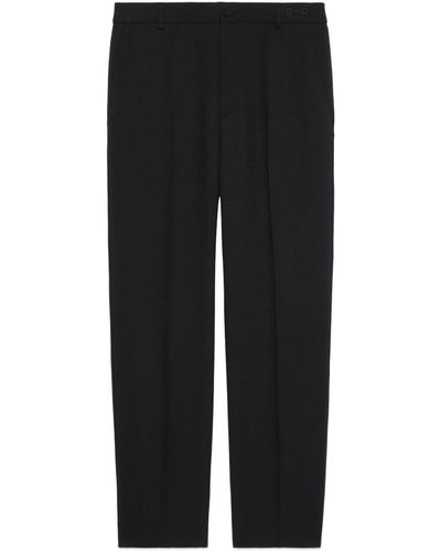Gucci Fluid Drill Tailored Pant - Black