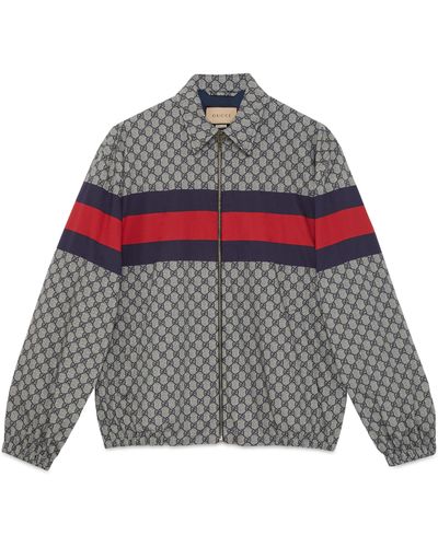 Gucci GG Print Cotton Jacket - Grey