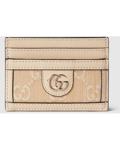 Gucci Ophidia GG Card Case - Natural