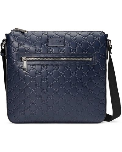 Gucci Ssima Messenger Bag - Blue