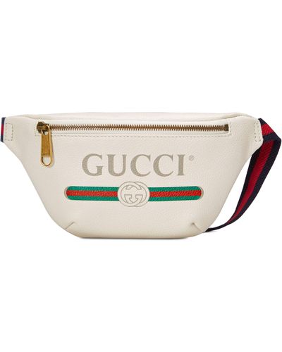 Gucci Print Small Belt Bag - White