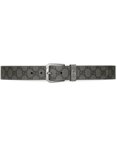 Gucci Belt With Interlocking G Detail - Green
