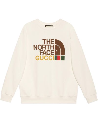 Gucci The North Face X Cotton Sweatshirt - White