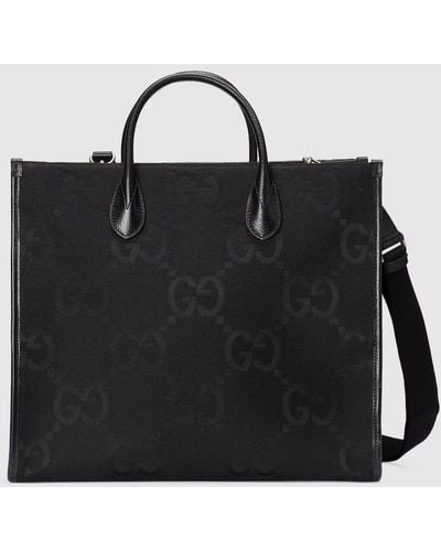 Gucci Jumbo GG Tote Bag - Black