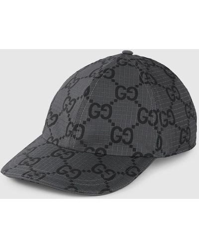 Gucci GG Ripstop Baseball Hat - Gray