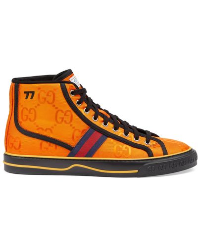 Gucci Off The Grid High Top Sneaker - Orange