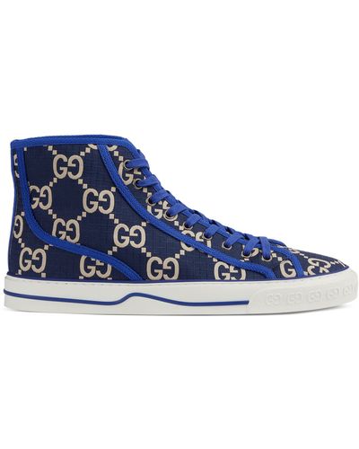 Gucci Tennis 1977 High-top Trainer - Blue