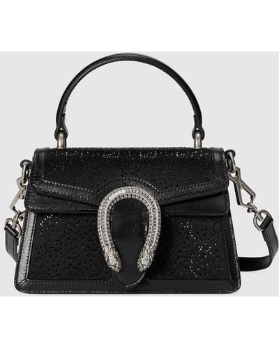 Gucci Dionysus Mini Top Handle Bag - Black