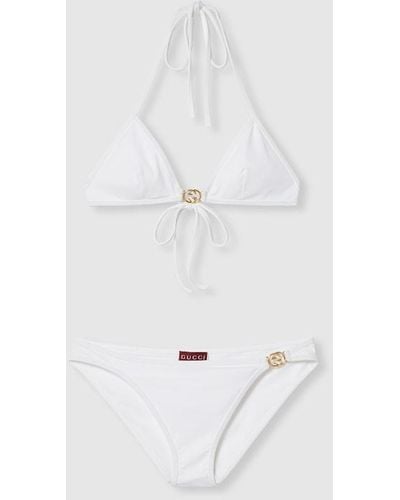 Gucci Stretch Jersey Bikini - White