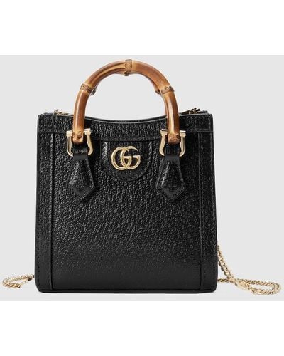 Gucci Diana Super Mini Bag - Black