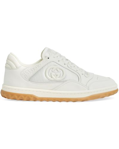 Gucci Mac80 Leather Low-top Trainers - White