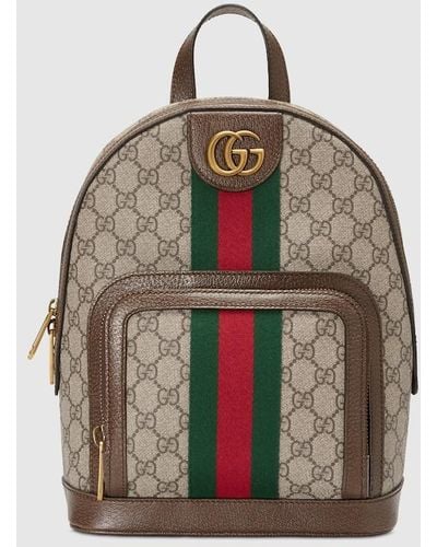 Gucci Ophidia GG Small Backpack - Brown