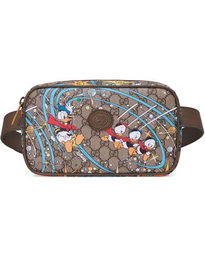 Gucci Disney X Donald Duck Print Belt Bag - Natural