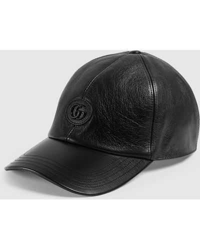 GUCCI hat chapeau M size 58cm 7339854HAN4 M cotton polyester Gray