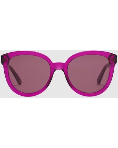 Gucci Cat-eye Sunglasses - Purple