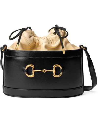 Gucci Horsebit 1955 Bucket Bag - Black