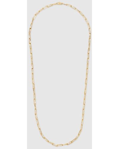 Gucci Link To Love Long Chain Necklace - White