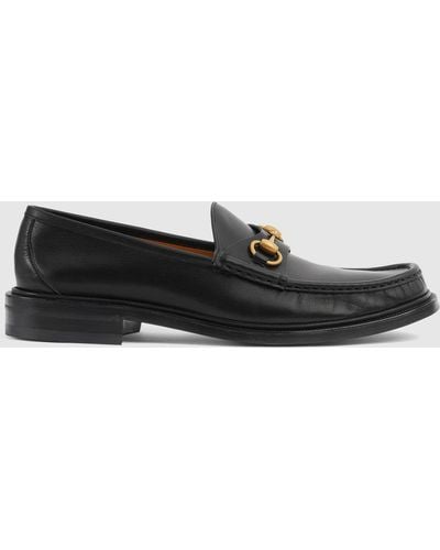Gucci Horsebit Leather Loafer - Black