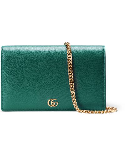Gucci GG Marmont Mini Chain Bag - Green
