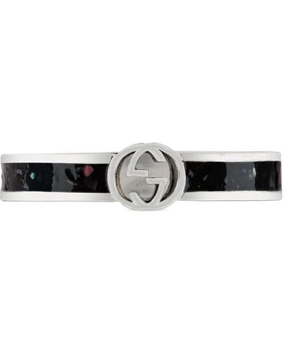 Gucci Interlocking Ring - Black