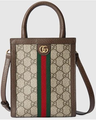 Gucci Ophidia GG Super Mini Bag - Natural