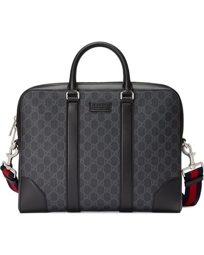 Gucci GG Black Briefcase