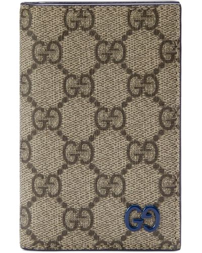 Gucci Long Card Case With GG Detail - Brown