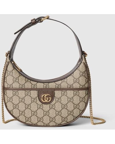 Gucci Ophidia GG Super Mini Shoulder Bag - Gray